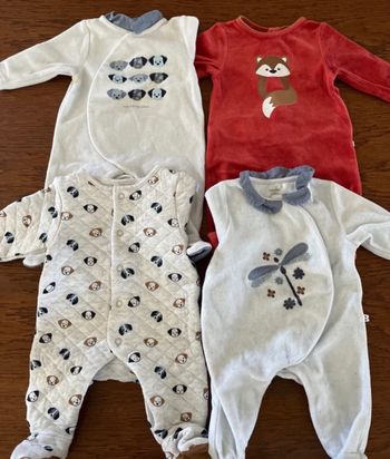 Lot 4 pyjamas obaïbi