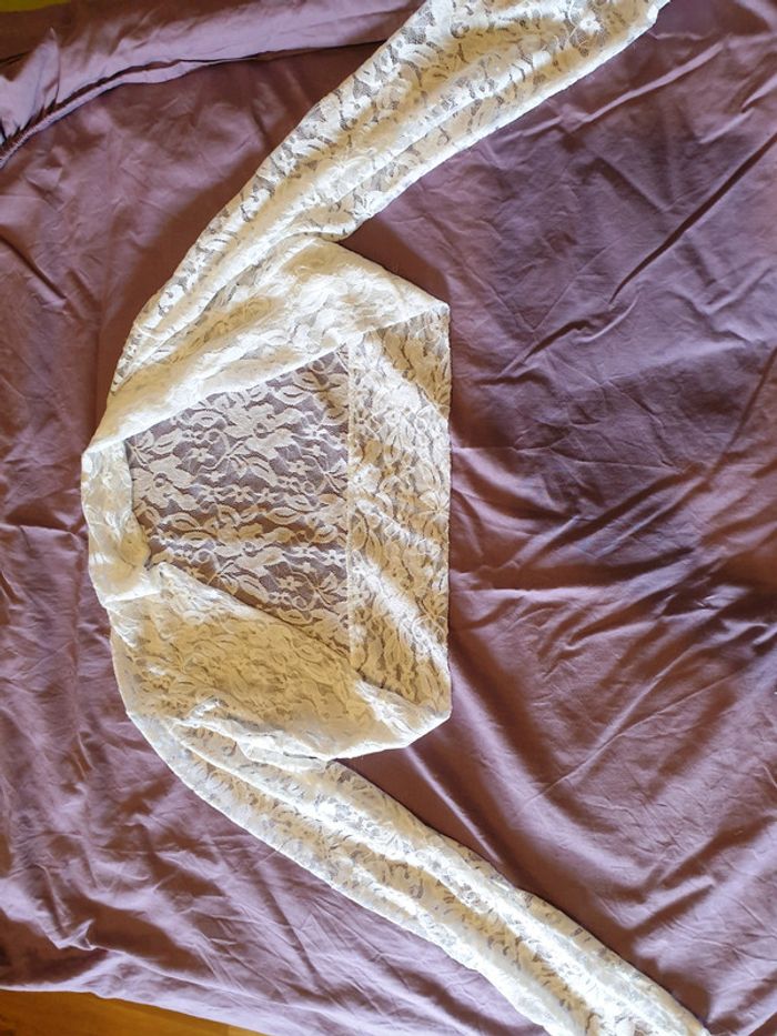 gilet dentelle