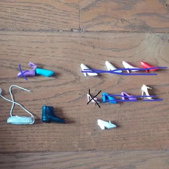 🎀 Chaussure poupée mannequin Barbie