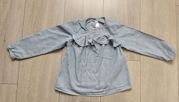 Tres belle blouse bleu marine et blanc rayé. Fille 3 ans. Marque Z