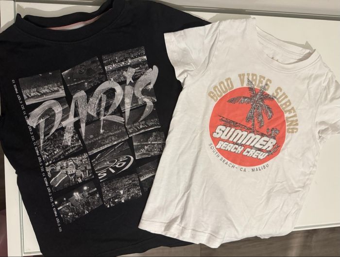 đ Lot 10 t-shirts - taille 4 ans - garçon - multi marques - trĂšs bon Ă©tat - bon Ă©tat - satisfaisant - photo numĂ©ro 4