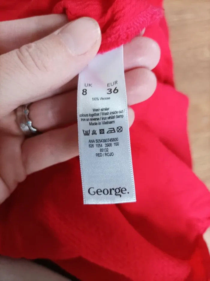 Chemise rouge T36 - photo numéro 5