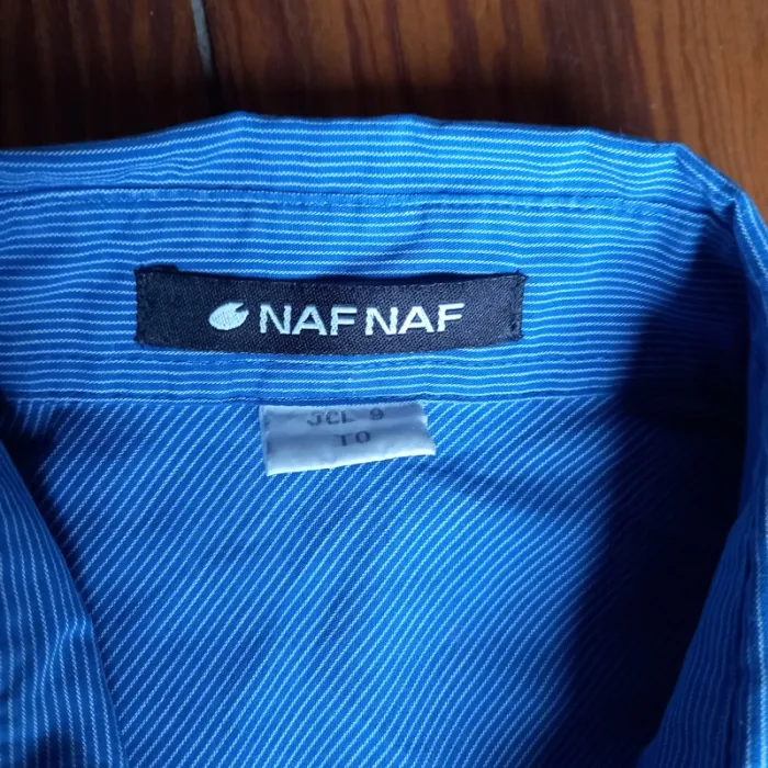 Chemisier bleue Naf Naf - photo numéro 3
