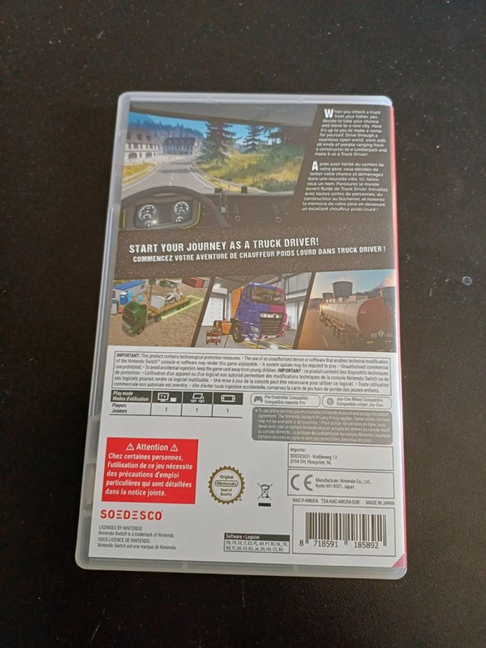 Jeux truck driver switch - photo numéro 2