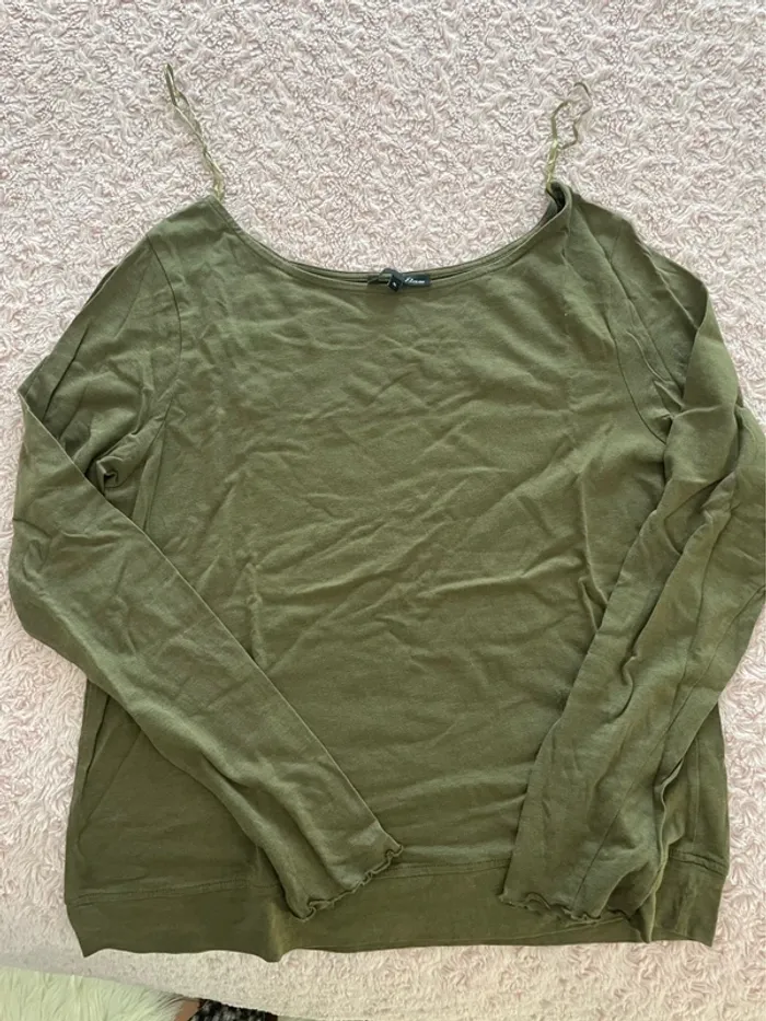 Blouse femme kaki