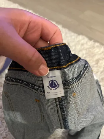 Lot 4 pièces : 2 grenouillères + 1 pantalon + 1salopettes Pantalon bébé 3 mois