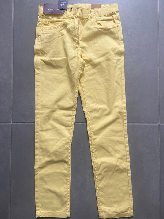 Superbe pantalon Sergent Major taille 10ans neuf jaune