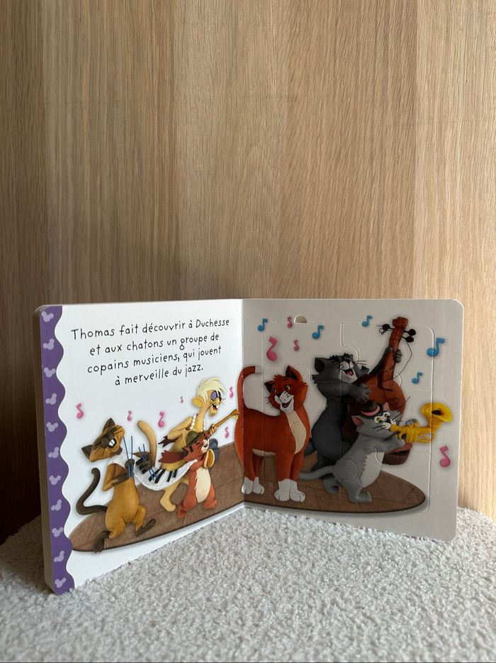 Livre puzzle les aristochats - photo numéro 2