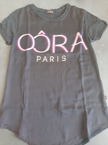 Tee shirt manche courte cache cache Oôra by m pokora