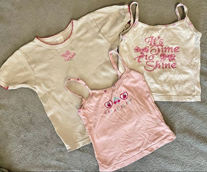 Lot 3 maillots de corps 4/5 ans