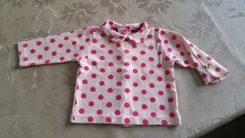 Tee-shirt col Claudine Petit Bateau 3 mois