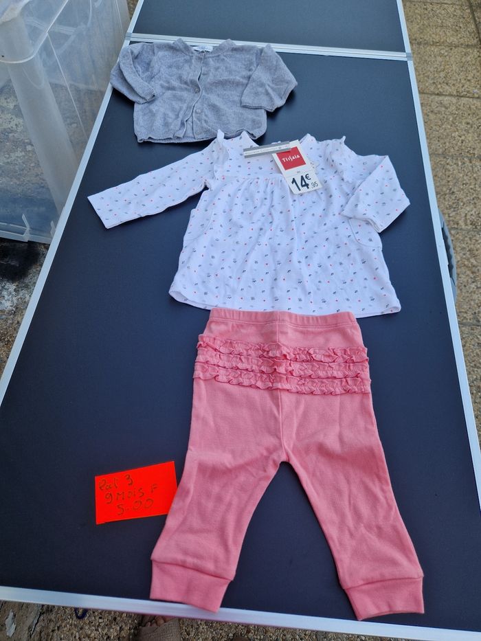 Lot vêtements 9mois fille N 3
