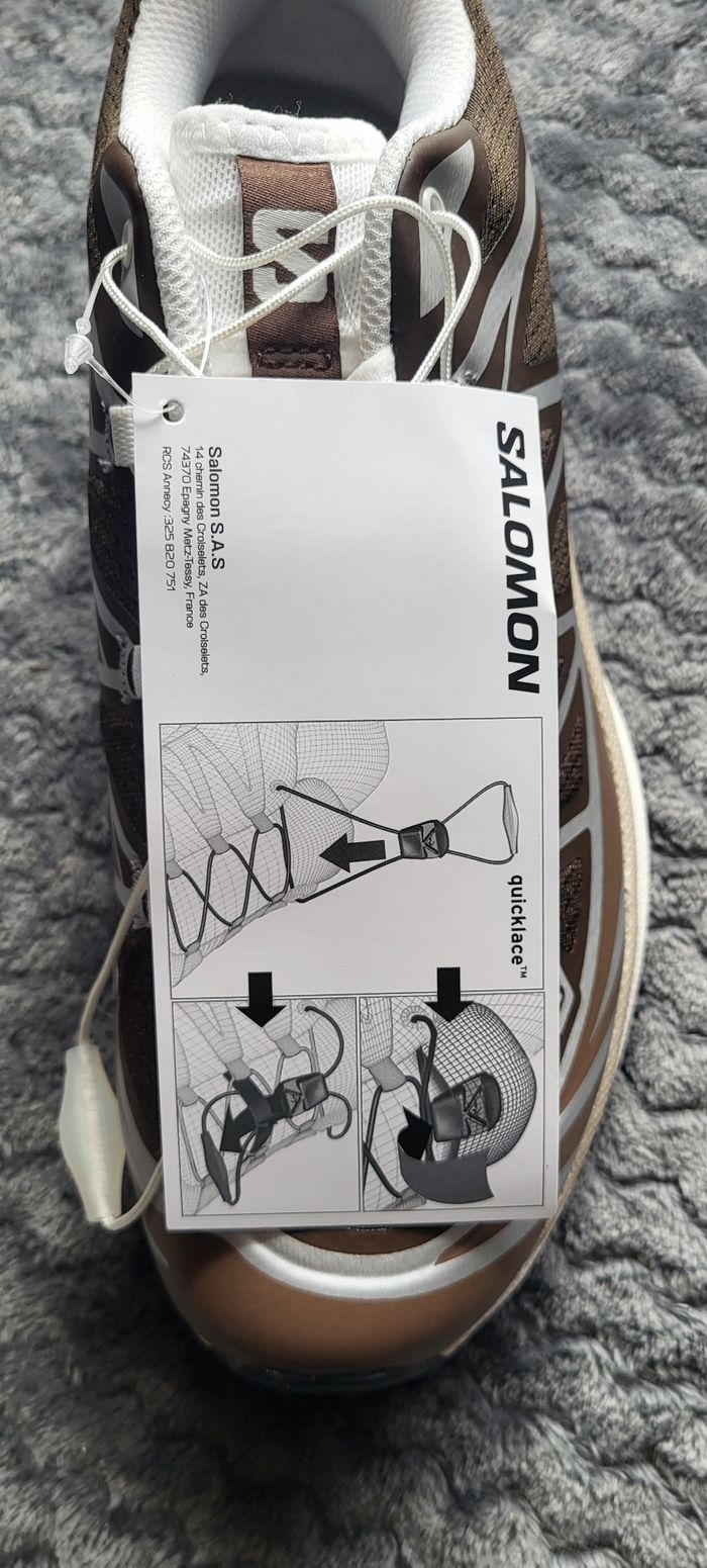 Salomon XT6 UNISEX taille 39 marron crème - photo numéro 3