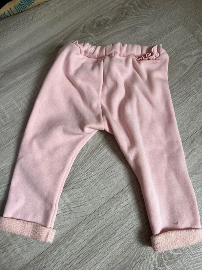 Jogging fourré rose bébé fille - photo numéro 4