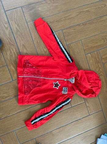 Gilet zippé original marines 4/5 ans