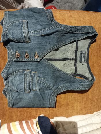 Gilet en jean sans manches (12 ans)