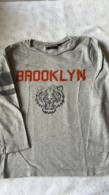 T-shirt gris 3 ans garçon IKKS