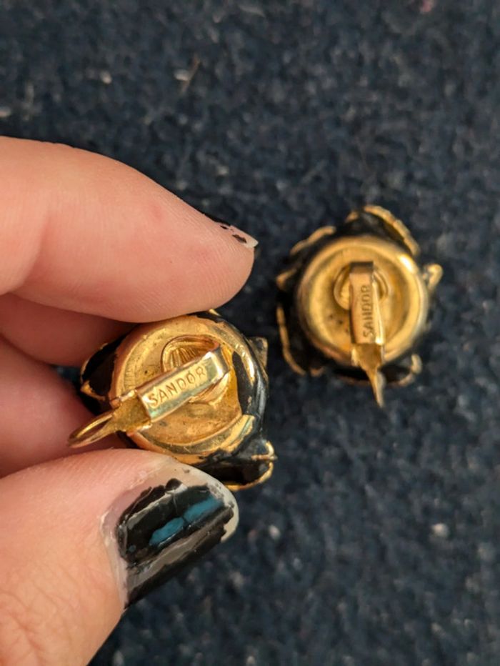 Boucles d'oreilles signées Sandor - photo numéro 2