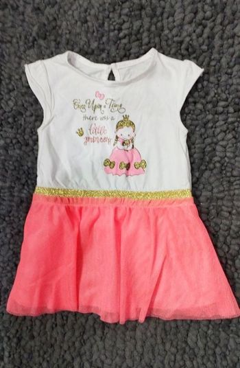 Robe bébé fille princesse 12 mois