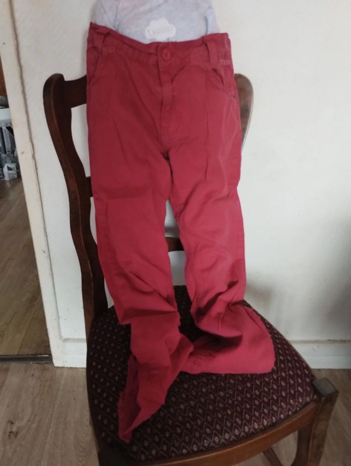 Jean rouge mixte - photo numéro 4