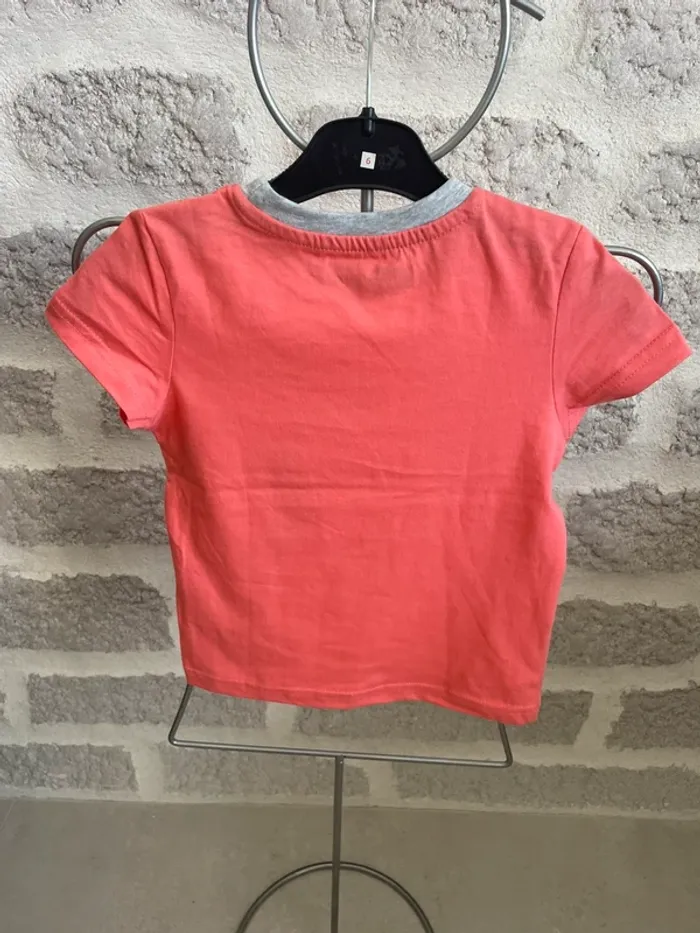 Tee shirt fille 3 ans manches courtes in extenso - photo numéro 2