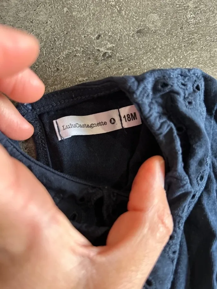 T-shirt manches longues bébé fille, lulu castagnettes 18 mois - photo numéro 2