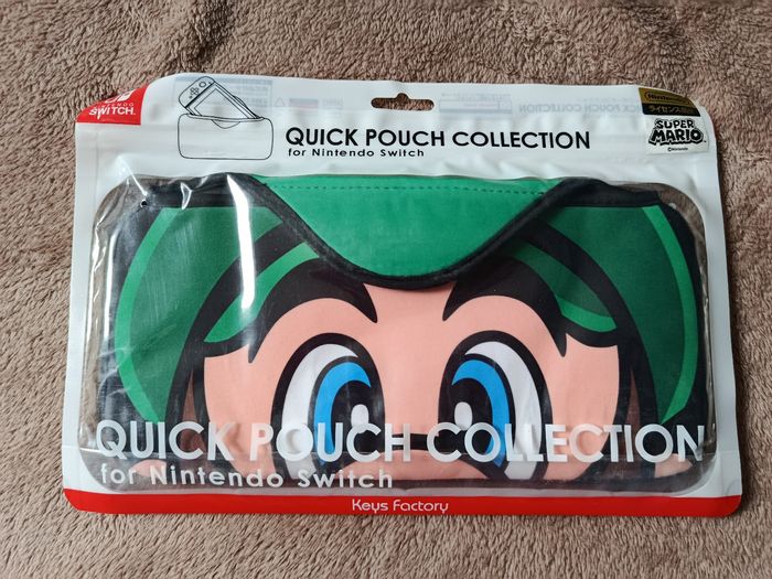 À saisir : pochette de protection Switch Nintendo " Luigi " (bien lire )
