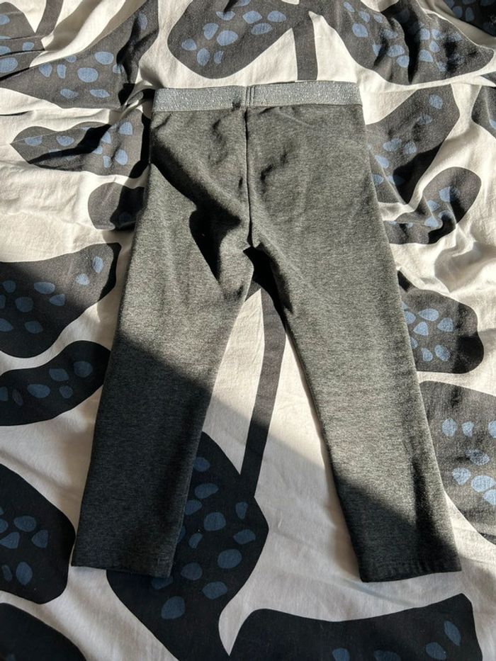 Pantalon gris élastique ceinture paillettes gemo 3 ans / 36 mois - photo numéro 3