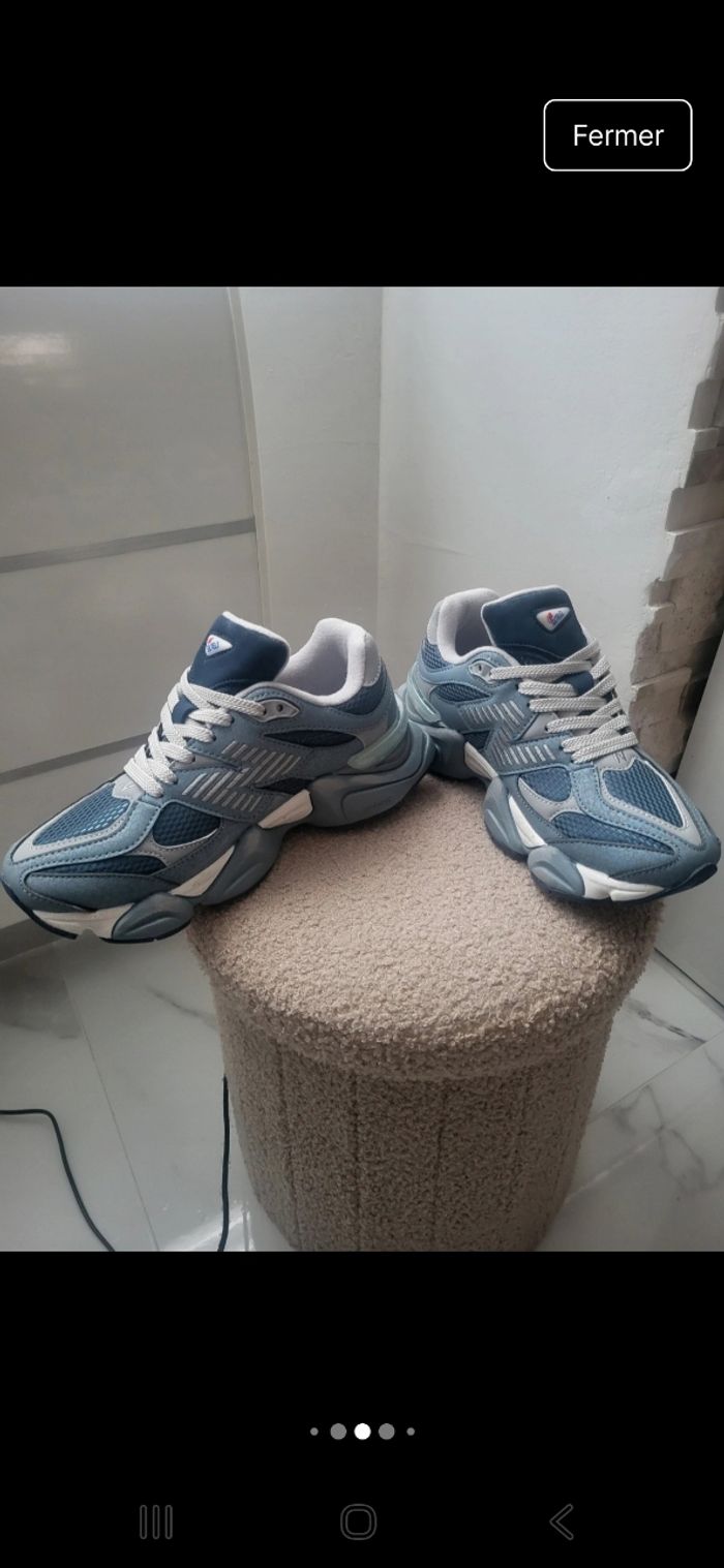 Basket running New balance abzorb 9060 bleu et gris - photo numéro 5