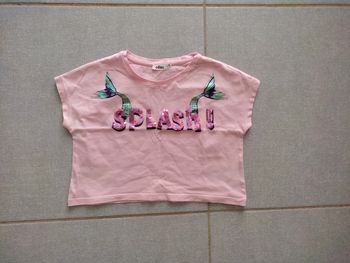 T-shirt Crop top Gémo T. 6 ans