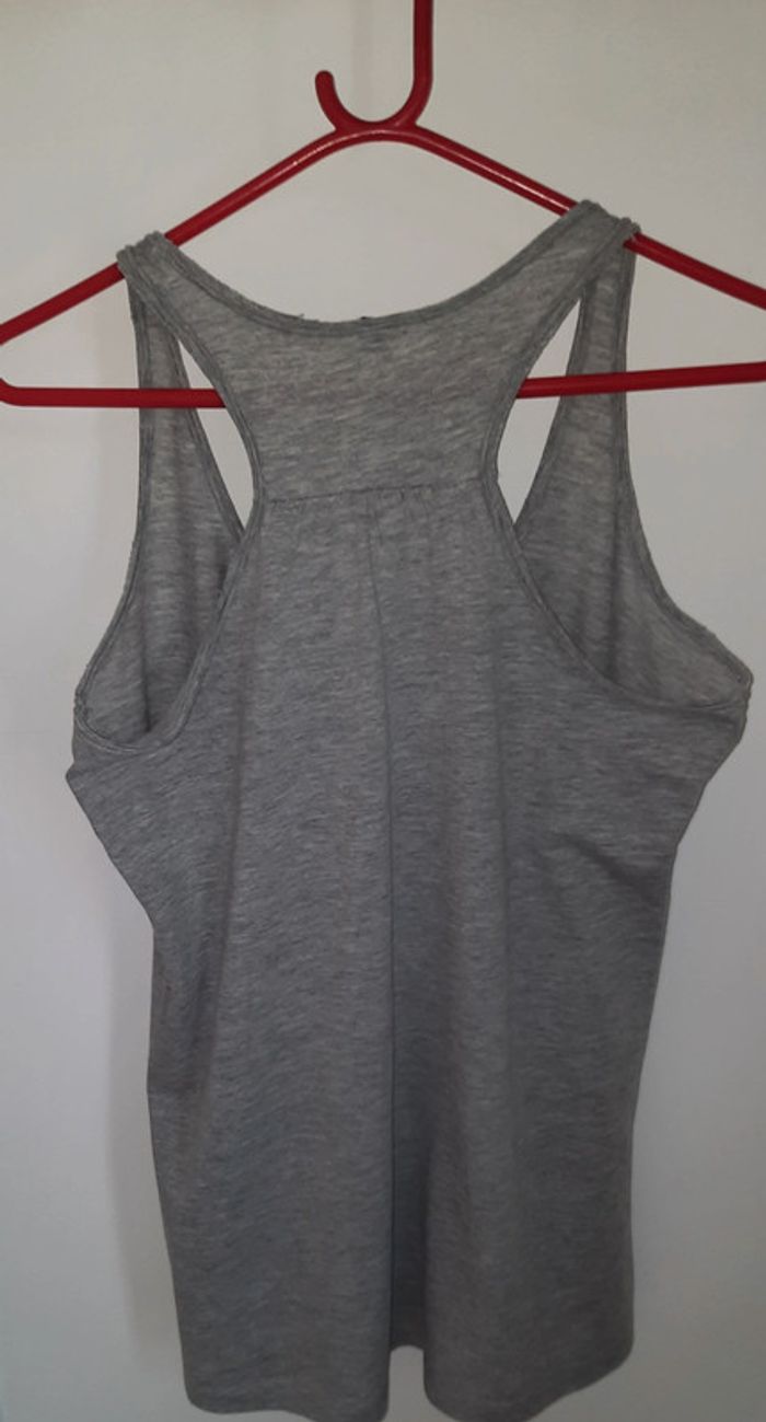 Débardeur gris imprimé taille L - photo numéro 2