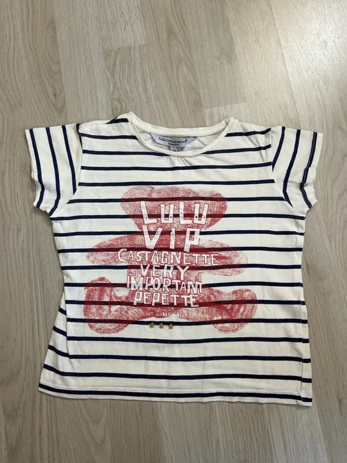 T-Shirt à manches courtes Lulu Castagnette Taille 6 ans