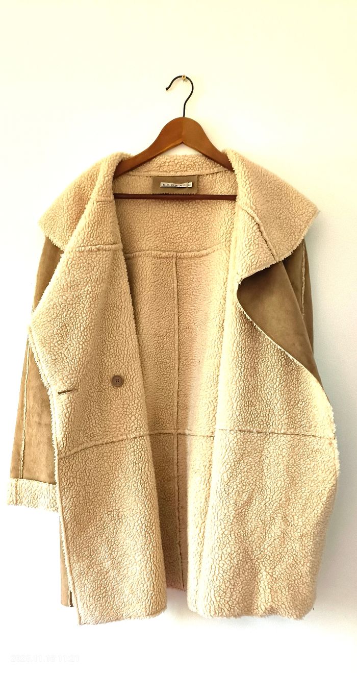 MANTEAU HIVER FAUSSE PEAU KOOKAI