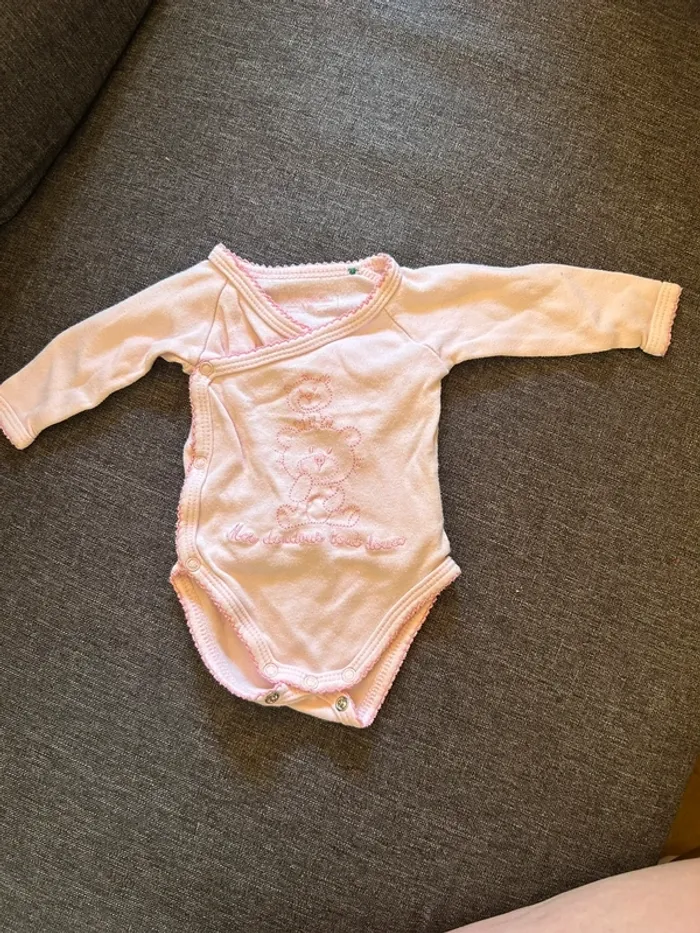 Body fille taille 1mois