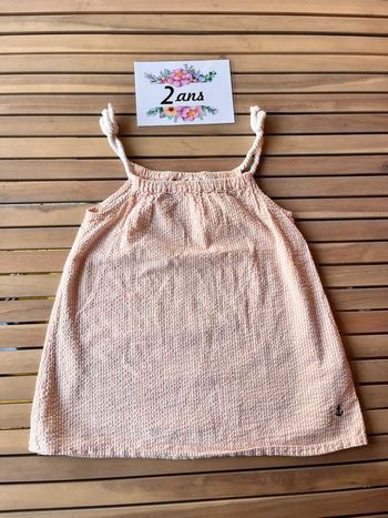 Robe à bretelles rayée h&m 2 ans