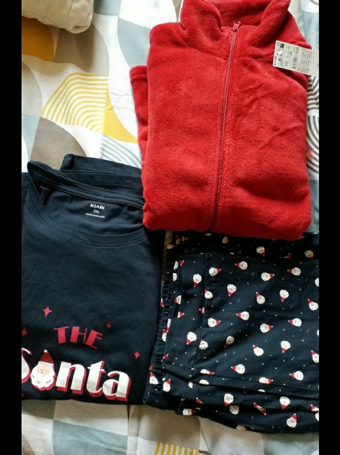 Pyjama 3 pièces Noël  🎅🌲  taille XXL  neuf - photo numéro 3