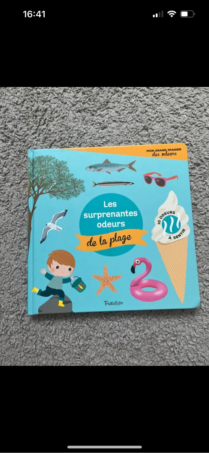 Livre sur les odeurs de la plage