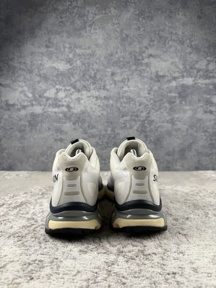 Salomon XT-4 OG - White Lunar Rock - White & Beige & Blue - photo numéro 4