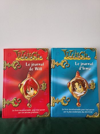 Lot de 2 livres des WITCH - Le journal de Will et Irma