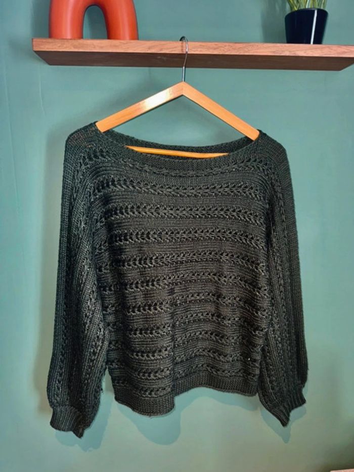 🌻Magnifique pull vert sapin🌻 - photo numéro 2