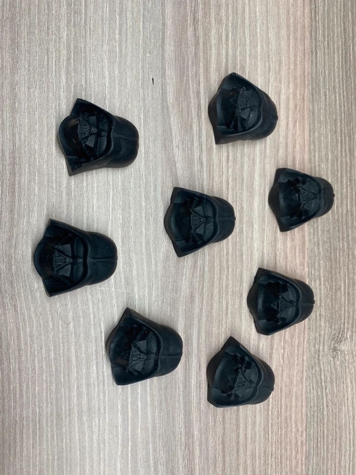 Lot 8 têtes de Dark Vador en Fimo