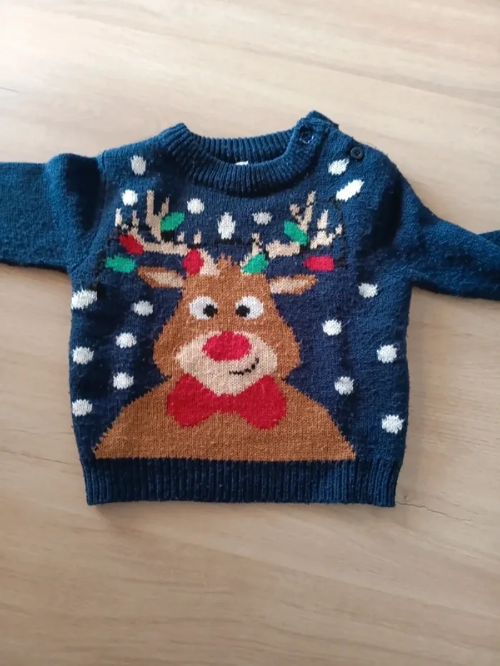 Pull Noël 12mois