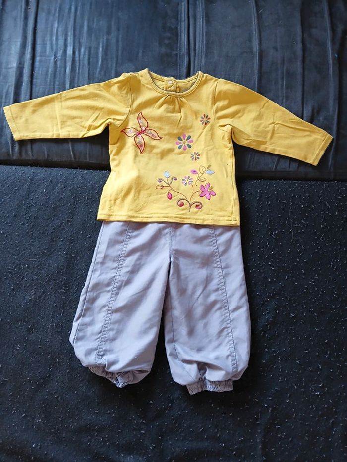 Ensemble pantalon/haut 18 mois fille