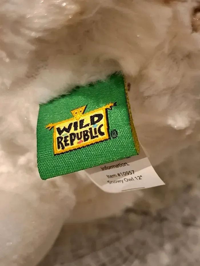 Peluche Harfang des neiges - Wild Republic - photo numéro 4