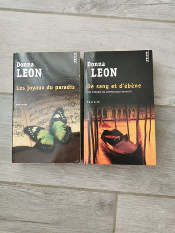 Lot de romans policiers Donna Leon