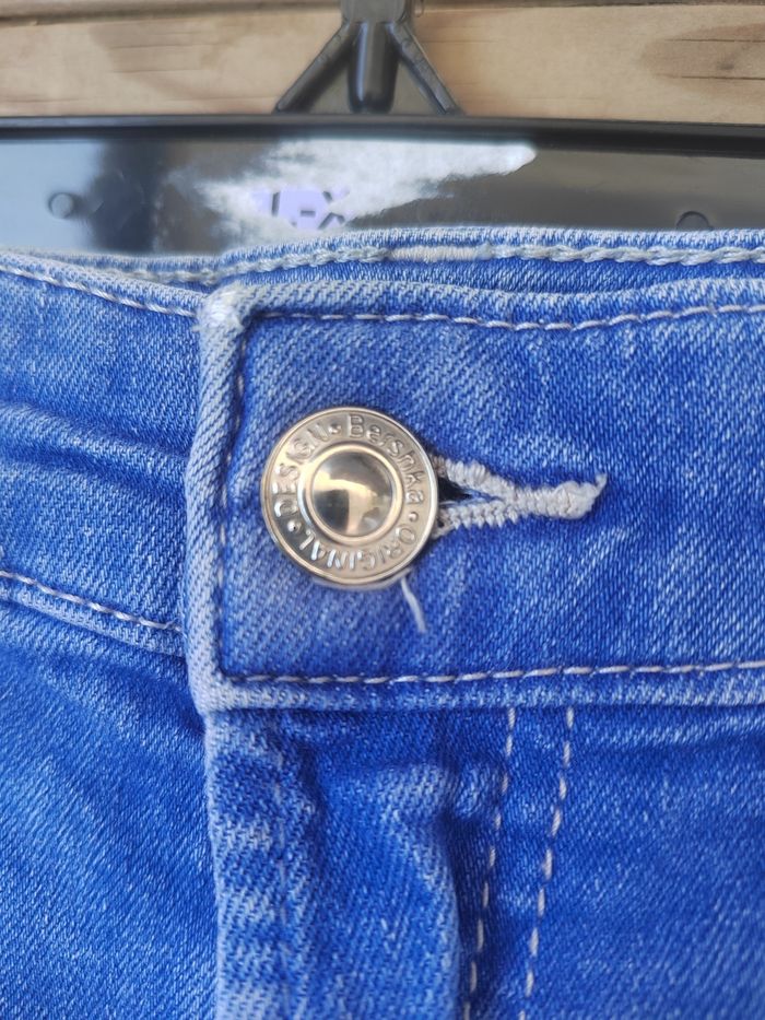 Jean Skinny Troué Taille Basse Bershka – Femme Taille S/36 – Look Y2K 🔥 - photo numéro 5