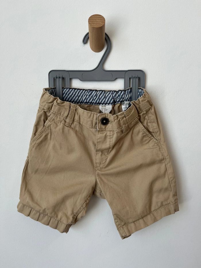 Short en toile de coton beige - H&M EUR 80cm - photo numéro 2