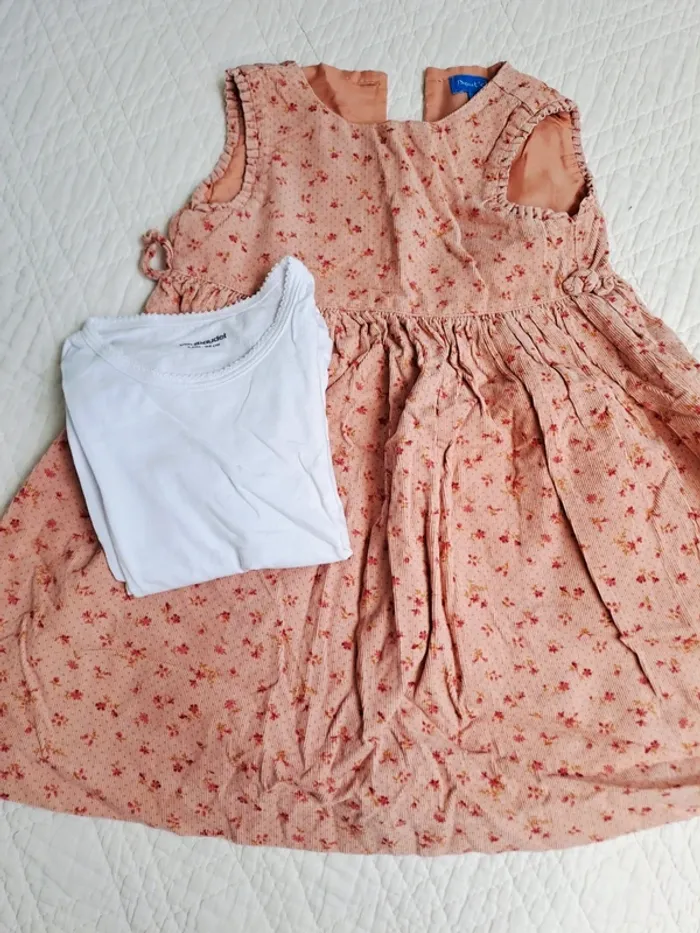Robe et Tee-shirt ML - 24 mois - photo numéro 2
