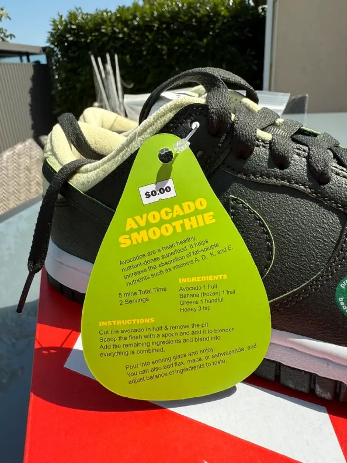 Nike Dunk Low Avocado avec un sac filet - photo numéro 5