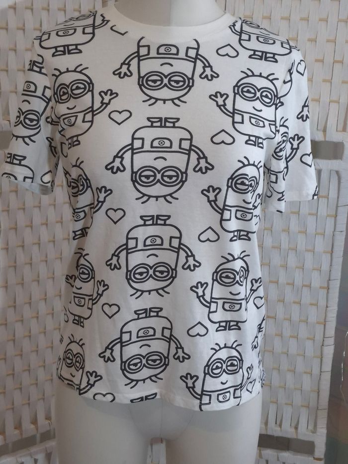 🍌joli T-shirt Minions "The Rise of Gru" Imprimé All-Over femme TS / 36 - photo numéro 4